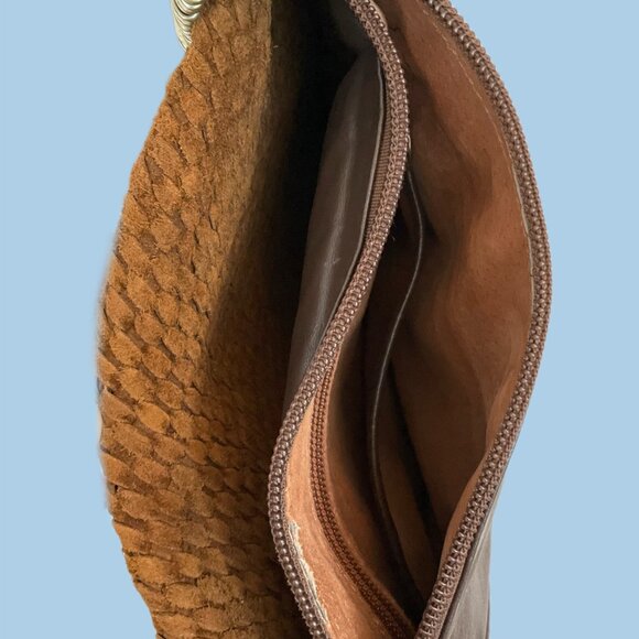 Perez Sanz Brown Leather Shoulder Bag - Picture 4 of 5